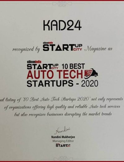 certificate startup